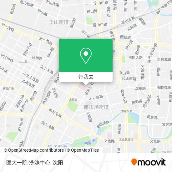 医大一院-洗涤中心地图