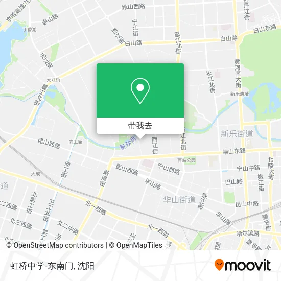 虹桥中学-东南门地图