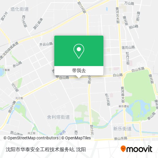 沈阳市华泰安全工程技术服务站地图