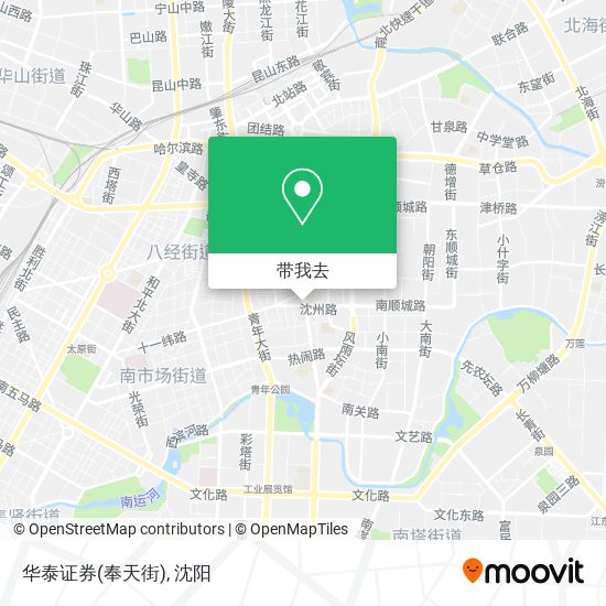 华泰证券(奉天街)地图