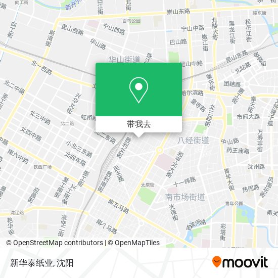 新华泰纸业地图
