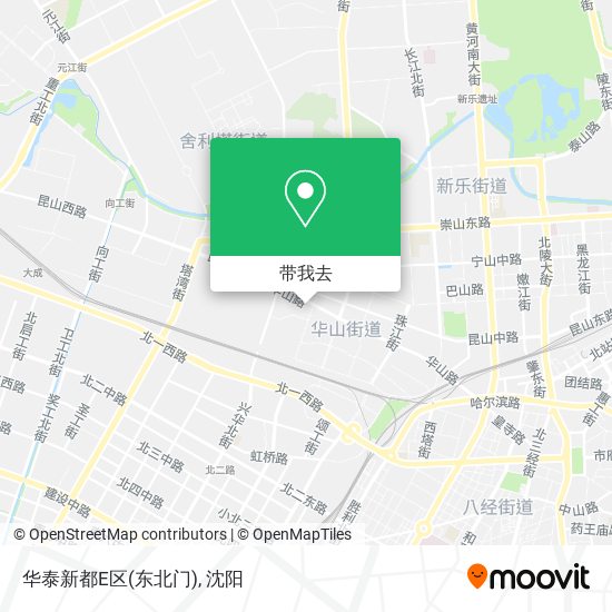 华泰新都E区(东北门)地图