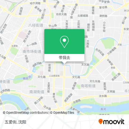 五爱街地图