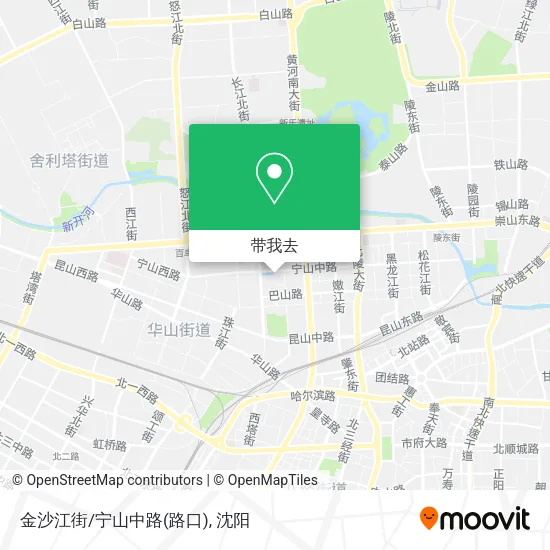 金沙江街/宁山中路(路口)地图