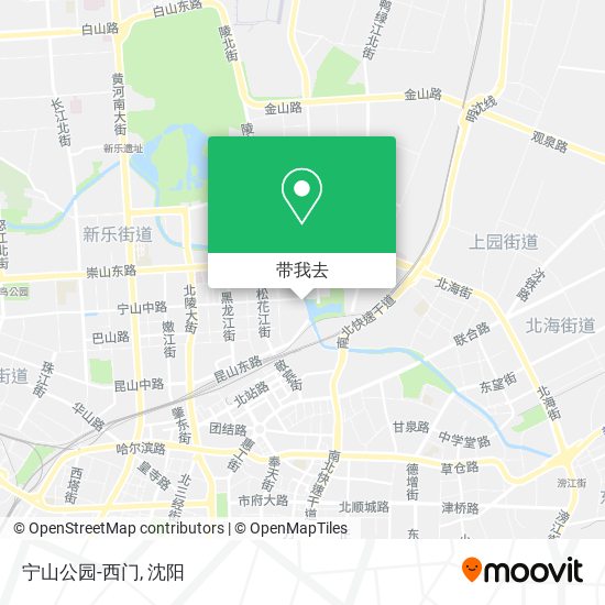 宁山公园-西门地图