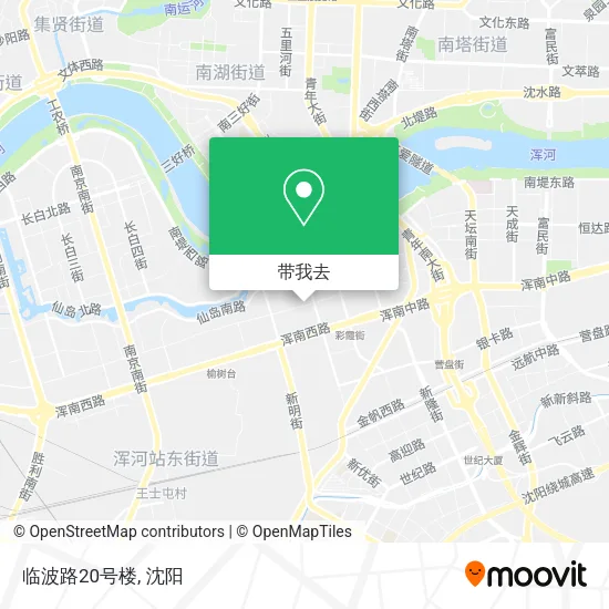 临波路20号楼地图
