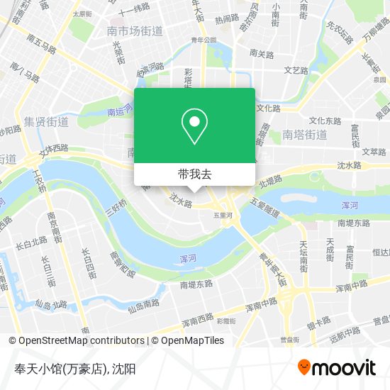奉天小馆(万豪店)地图