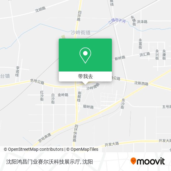 沈阳鸿昌门业赛尔沃科技展示厅地图