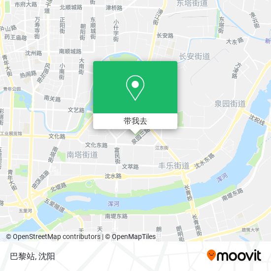 巴黎站地图