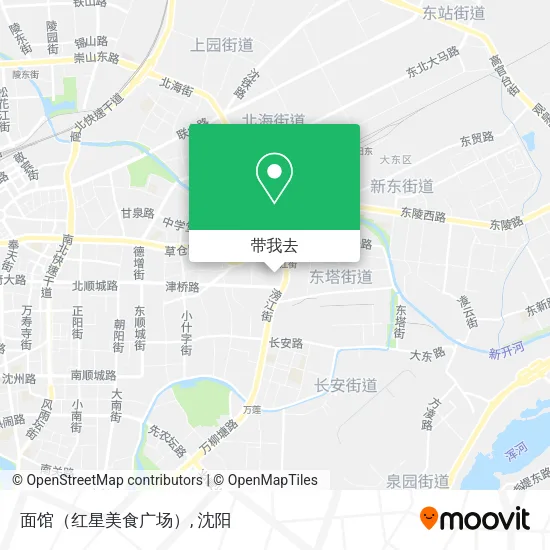 面馆（红星美食广场）地图
