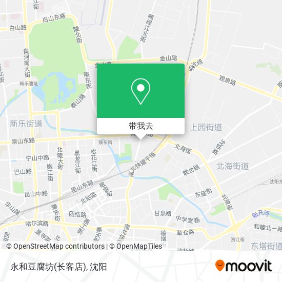 永和豆腐坊(长客店)地图