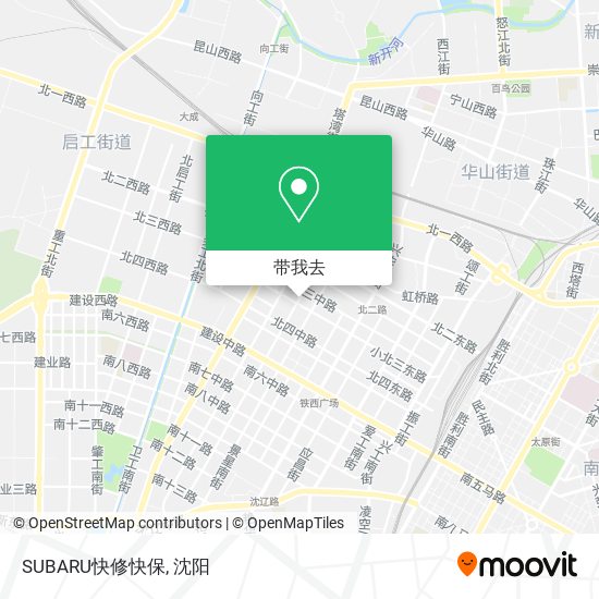SUBARU快修快保地图