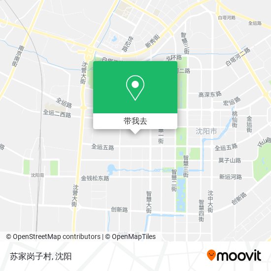苏家岗子村地图