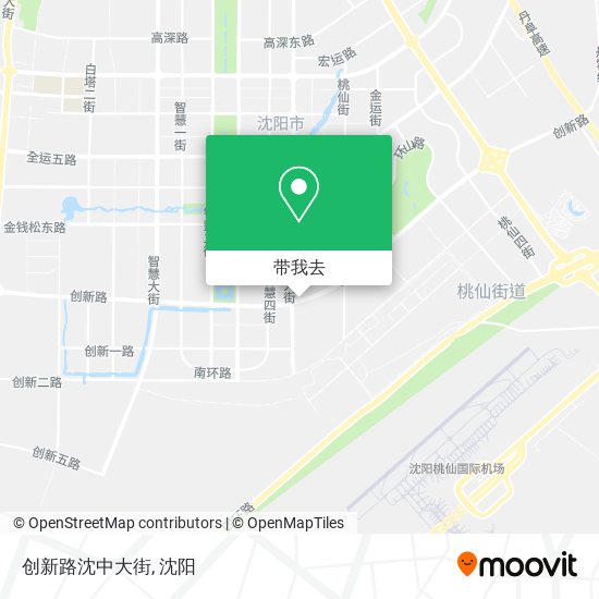 创新路沈中大街地图