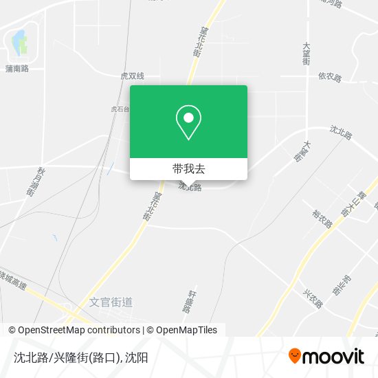 沈北路/兴隆街(路口)地图