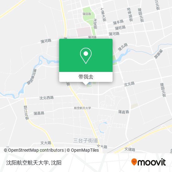 沈阳航空航天大学地图