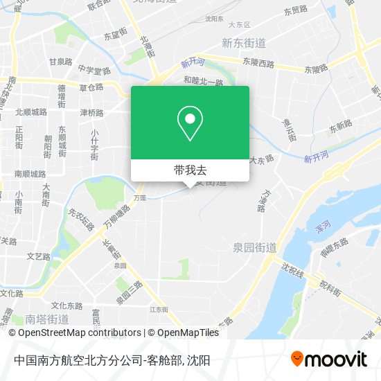 中国南方航空北方分公司-客舱部地图
