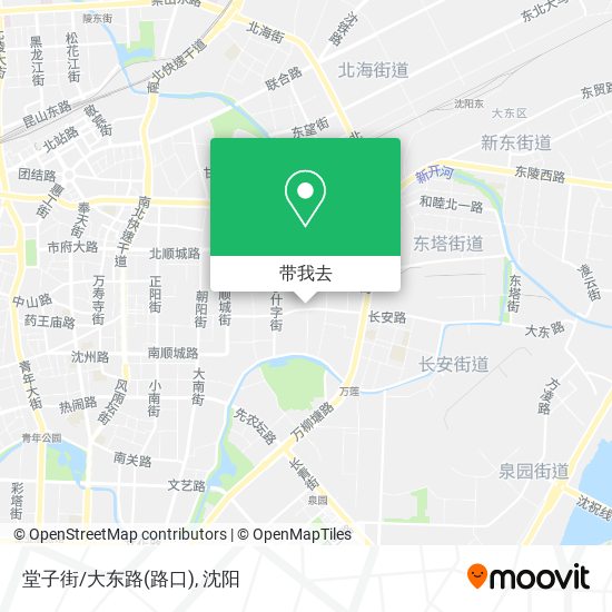 堂子街/大东路(路口)地图