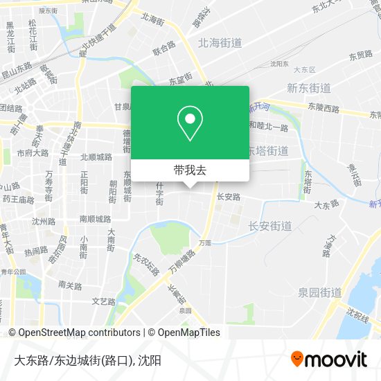 大东路/东边城街(路口)地图