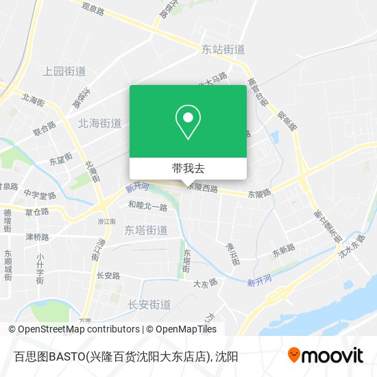 百思图BASTO(兴隆百货沈阳大东店店)地图