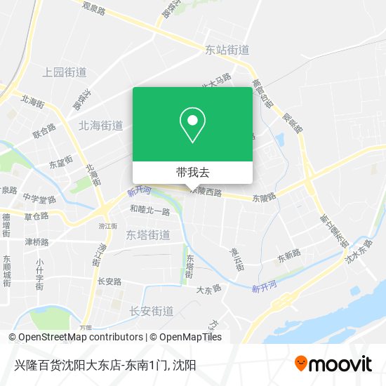 兴隆百货沈阳大东店-东南1门地图