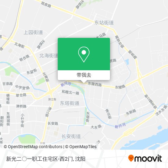新光二〇一职工住宅区-西2门地图