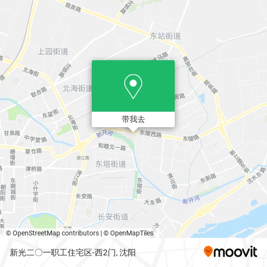 新光二〇一职工住宅区-西2门地图