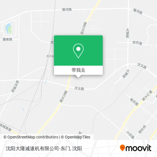 沈阳大隆减速机有限公司-东门地图
