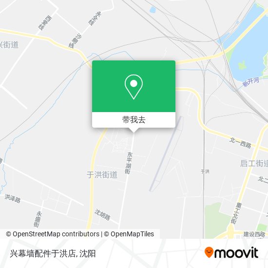 兴幕墙配件于洪店地图