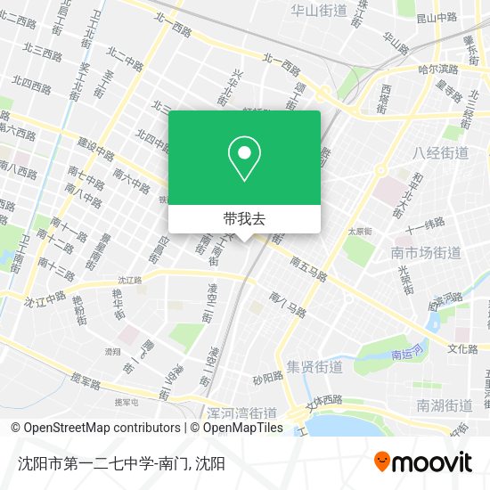 沈阳市第一二七中学-南门地图