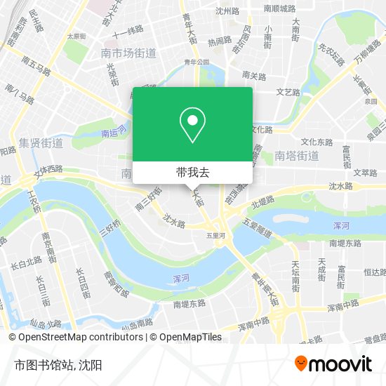 市图书馆站地图
