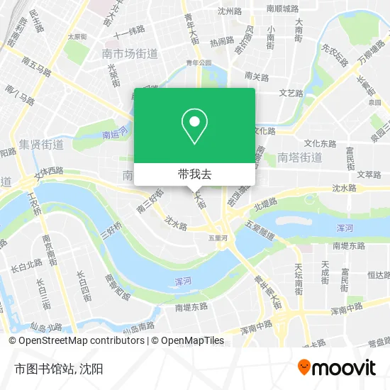 市图书馆站地图