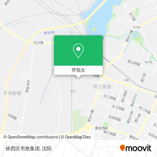 铁西区市政集团地图