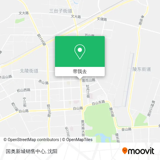 国奥新城销售中心地图