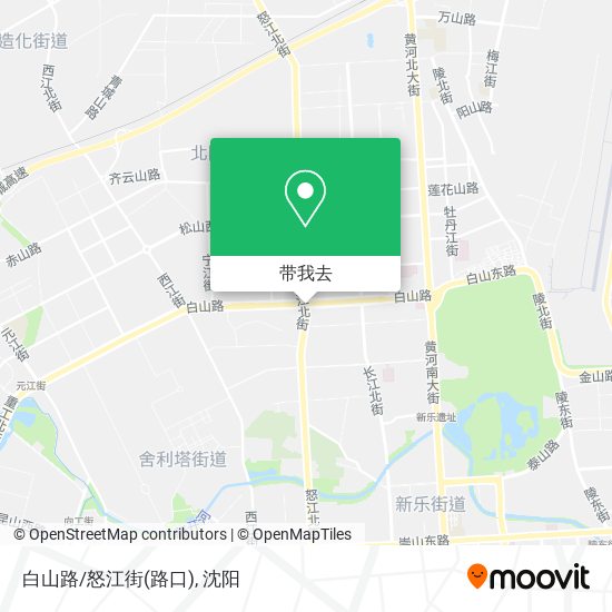 白山路/怒江街(路口)地图