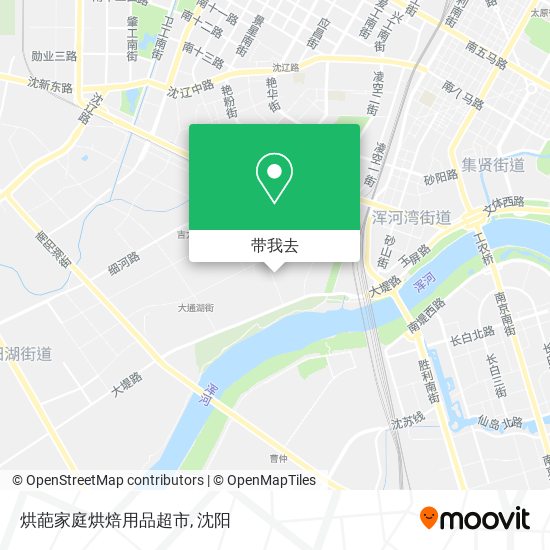 烘葩家庭烘焙用品超市地图