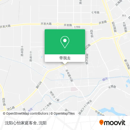 沈阳心怡家庭客舍地图