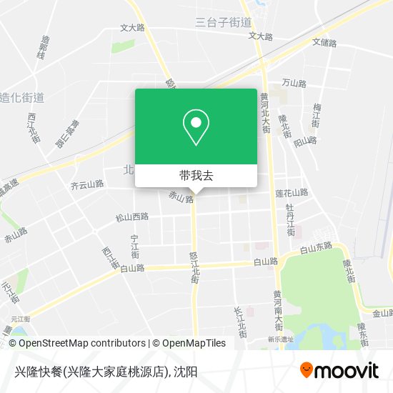 兴隆快餐(兴隆大家庭桃源店)地图