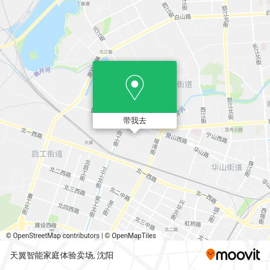 天翼智能家庭体验卖场地图