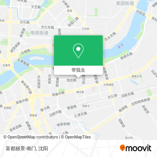 富都丽景-南门地图