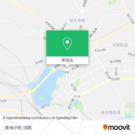香湖小吃地图