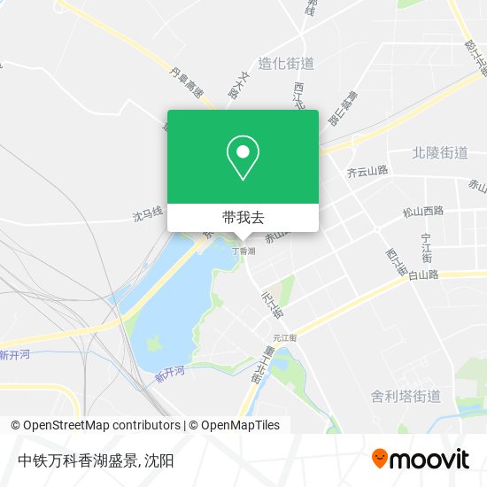 中铁万科香湖盛景地图