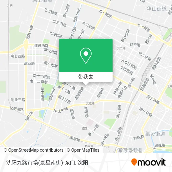 沈阳九路市场(景星南街)-东门地图
