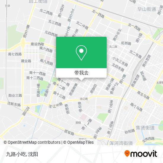 九路小吃地图
