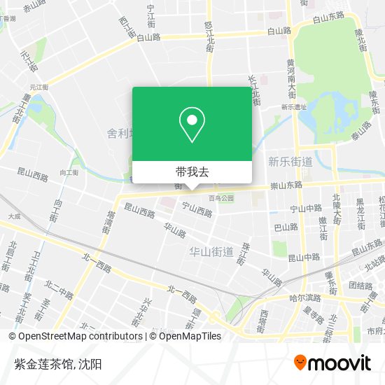 紫金莲茶馆地图