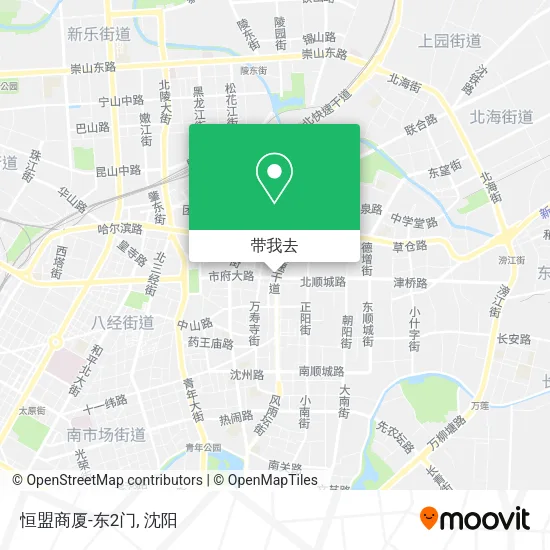 恒盟商厦-东2门地图
