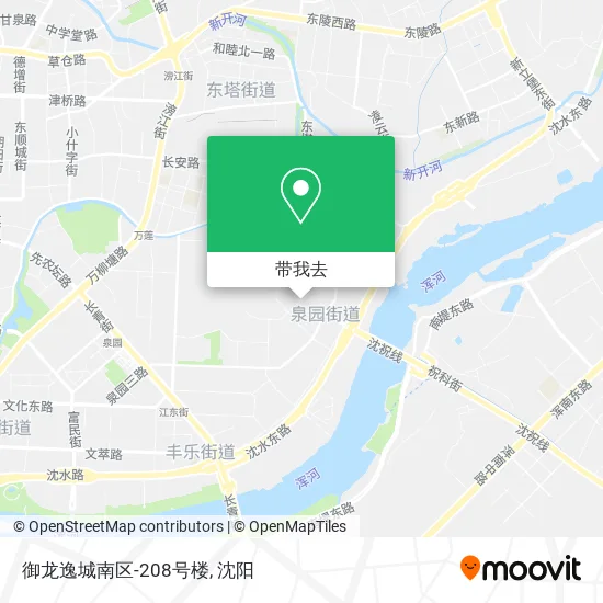 御龙逸城南区-208号楼地图