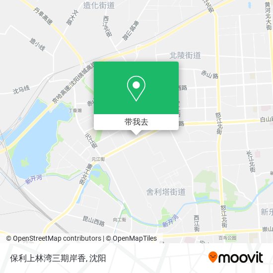 保利上林湾三期岸香地图