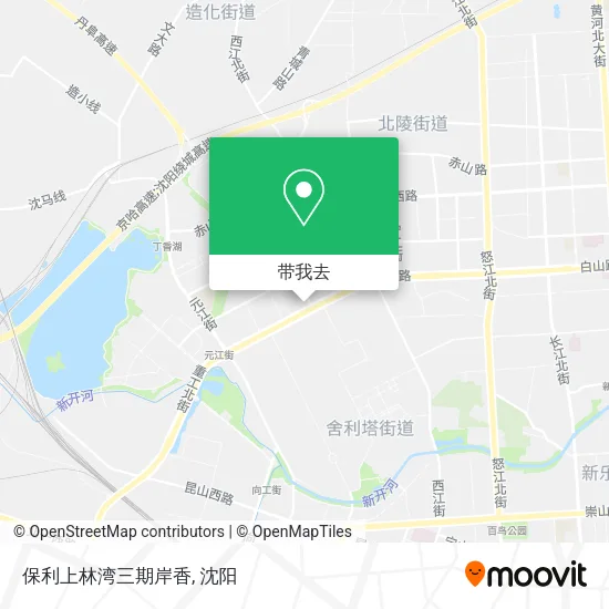 保利上林湾三期岸香地图