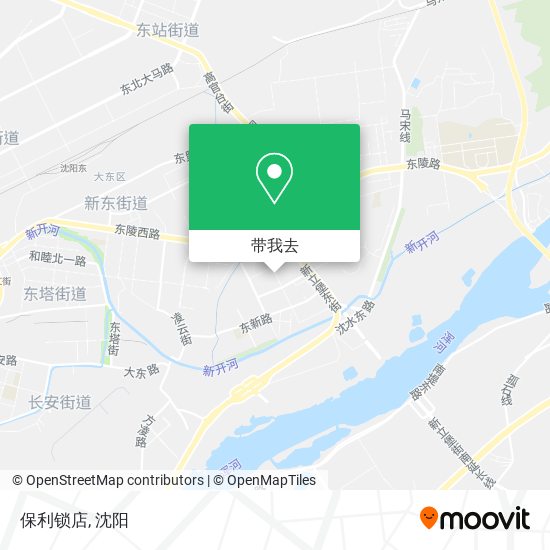 保利锁店地图